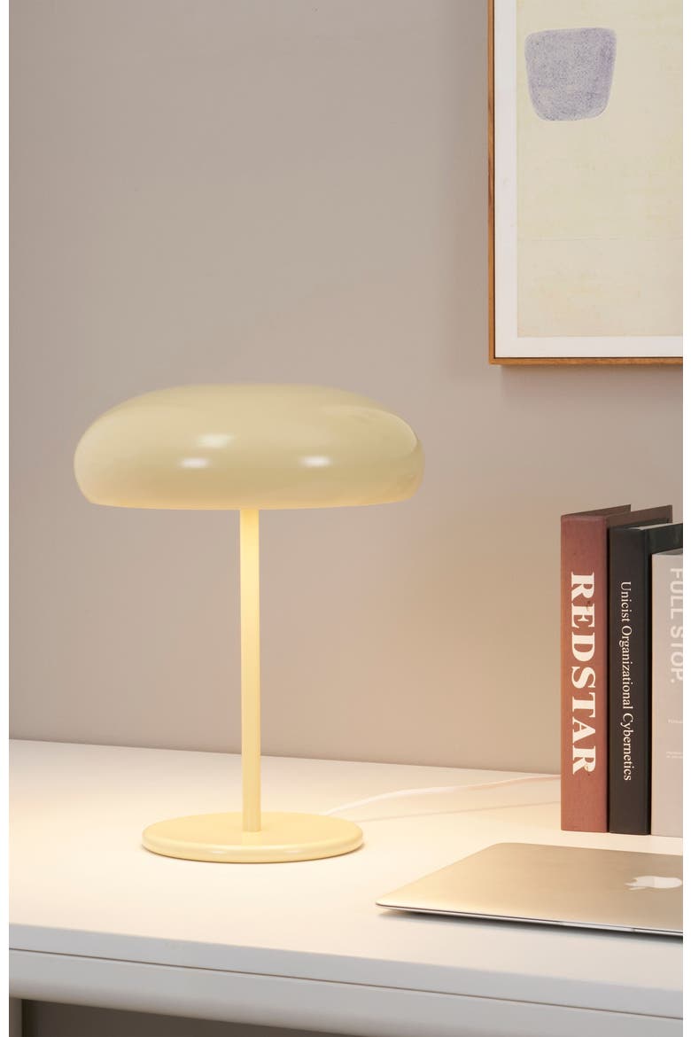Ayla 15" Dimmable LED Table Lamp In Yellow Beige Finish, Alternate, color, Pastel Yellow