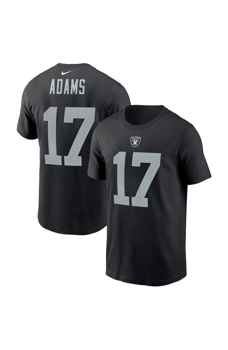 Nike Men's Nike Davante Adams Black Las Vegas Raiders Player Name & Number T-Shirt, Main, color, 