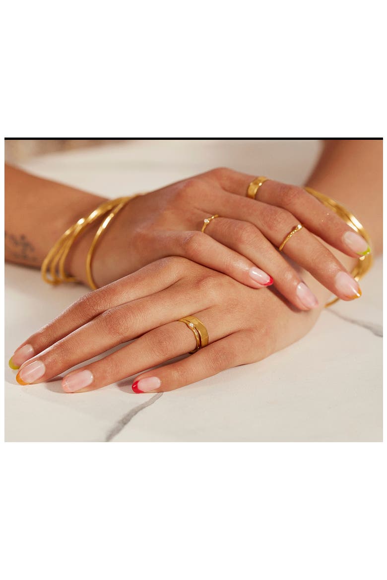MV Siren™ Muse Bangle, Alternate, color, 18CT GOLD VERMEIL/SILVER