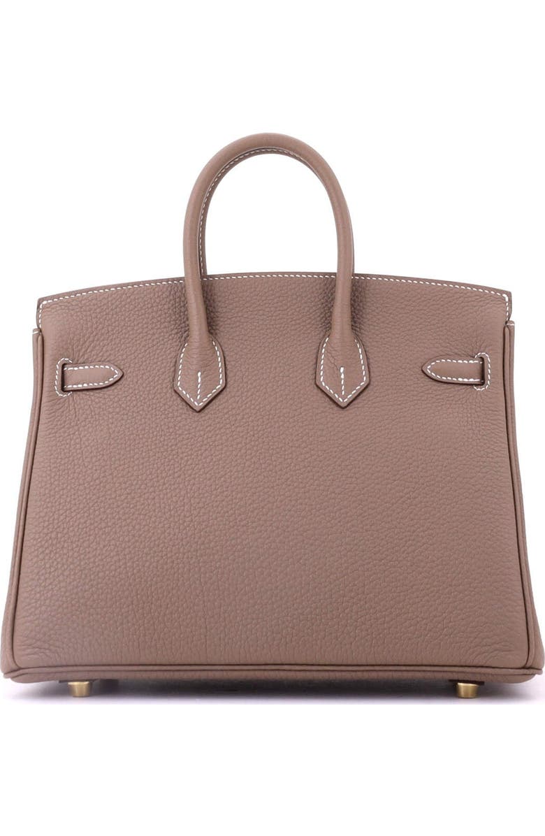 Pre-Owned Hermes Birkin Handbag Grey Togo with Gold Hardware 25, Alternate, color, Etoupe