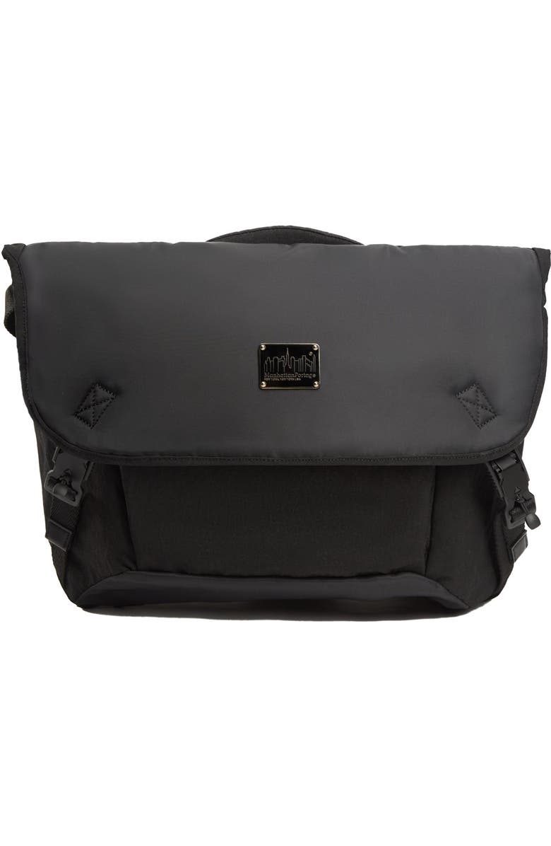 Manhattan Portage Redux Laptop Messenger Bag, Main, color, Black