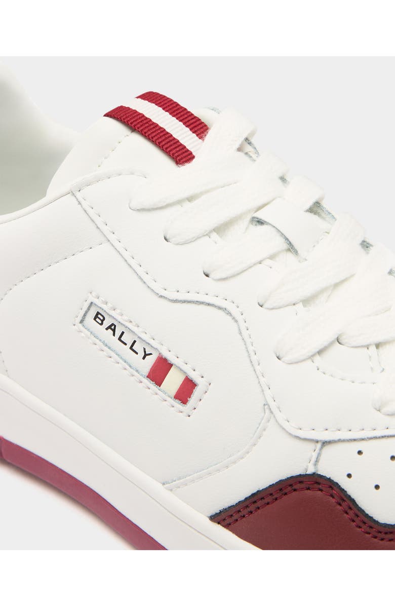 Bally Jasper Sneaker in Calf Leather, Alternate, color, Red