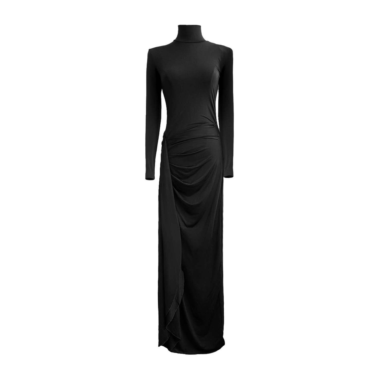 Evangeline Turtleneck Maxi Dress - image 2