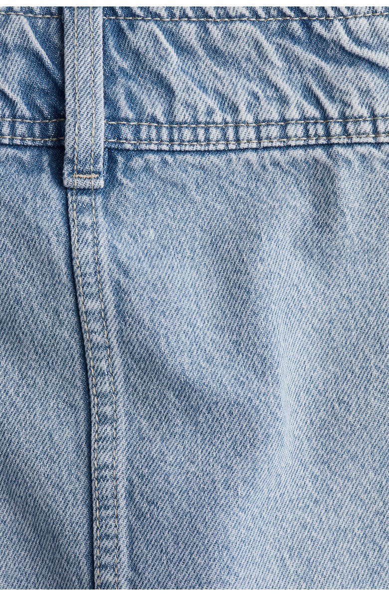 H&M Mini Skirt, Alternate, color, Light Denim Blue