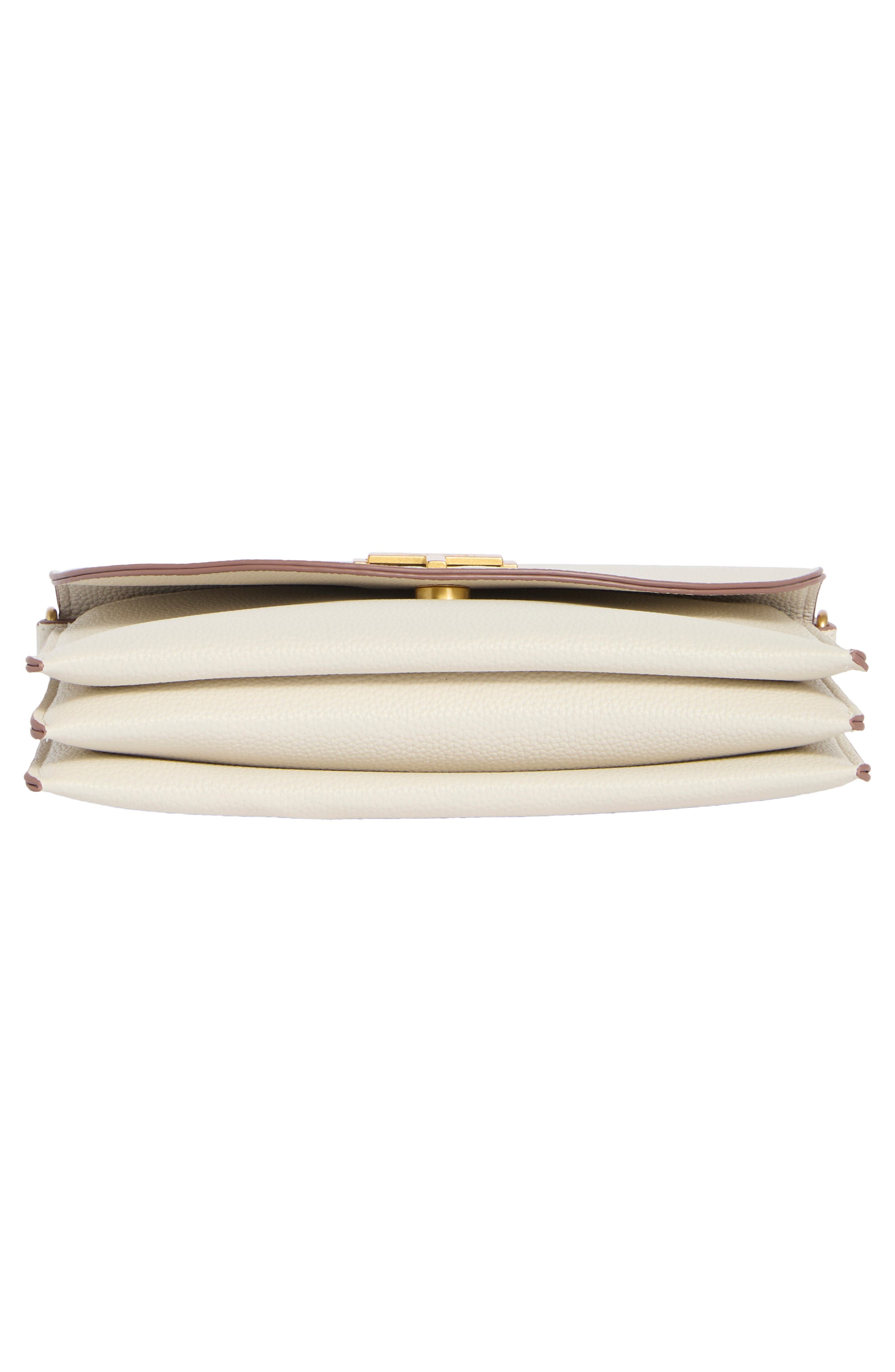 Harlan Faux Leather Shoulder Bag, Alternate, color, EGGSHELL