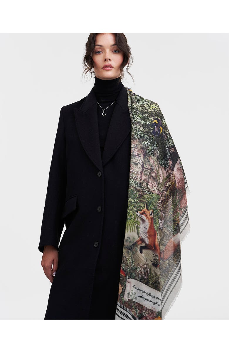 Fable England Woodland Tales Scarf, Alternate, color, Multi Colour