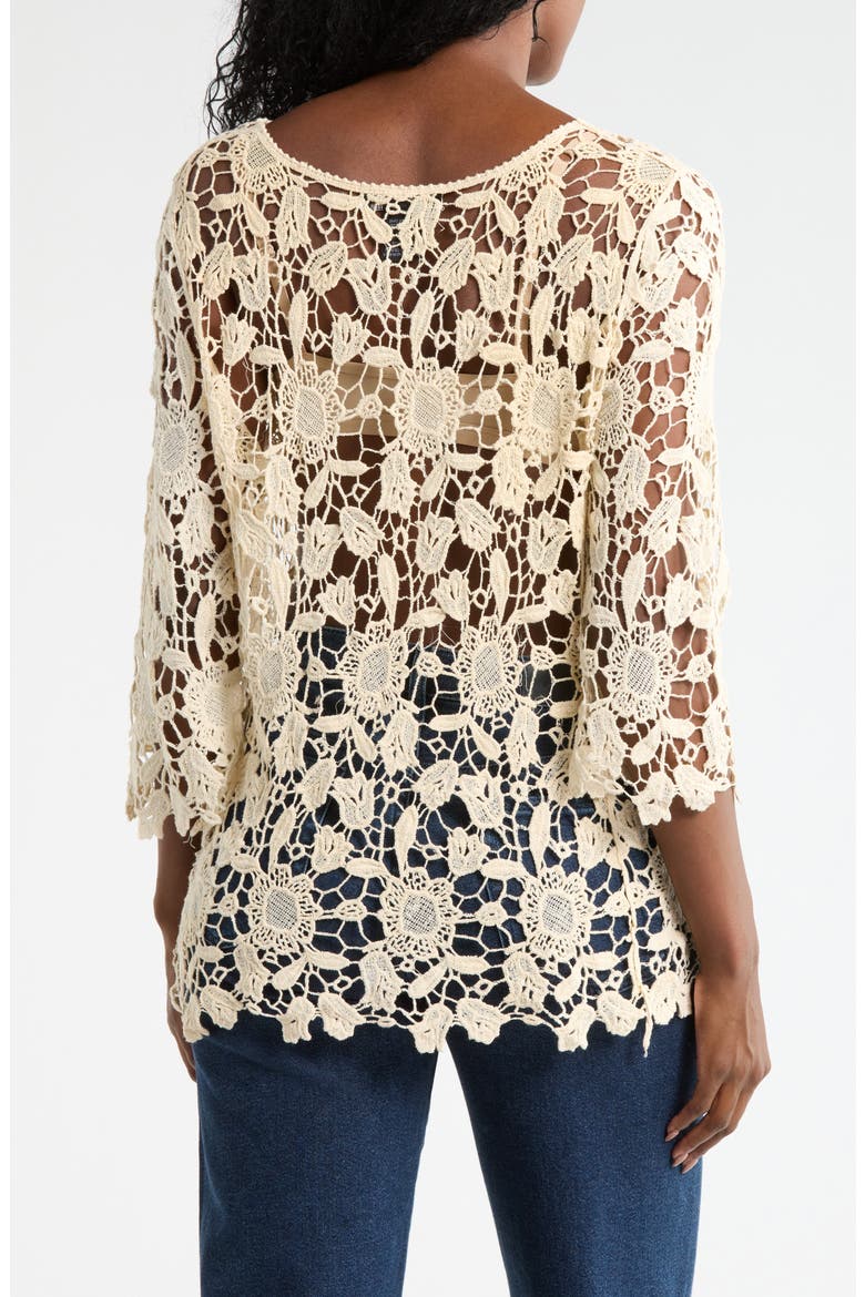 Cotton Lace Top, Alternate, color, NATURAL