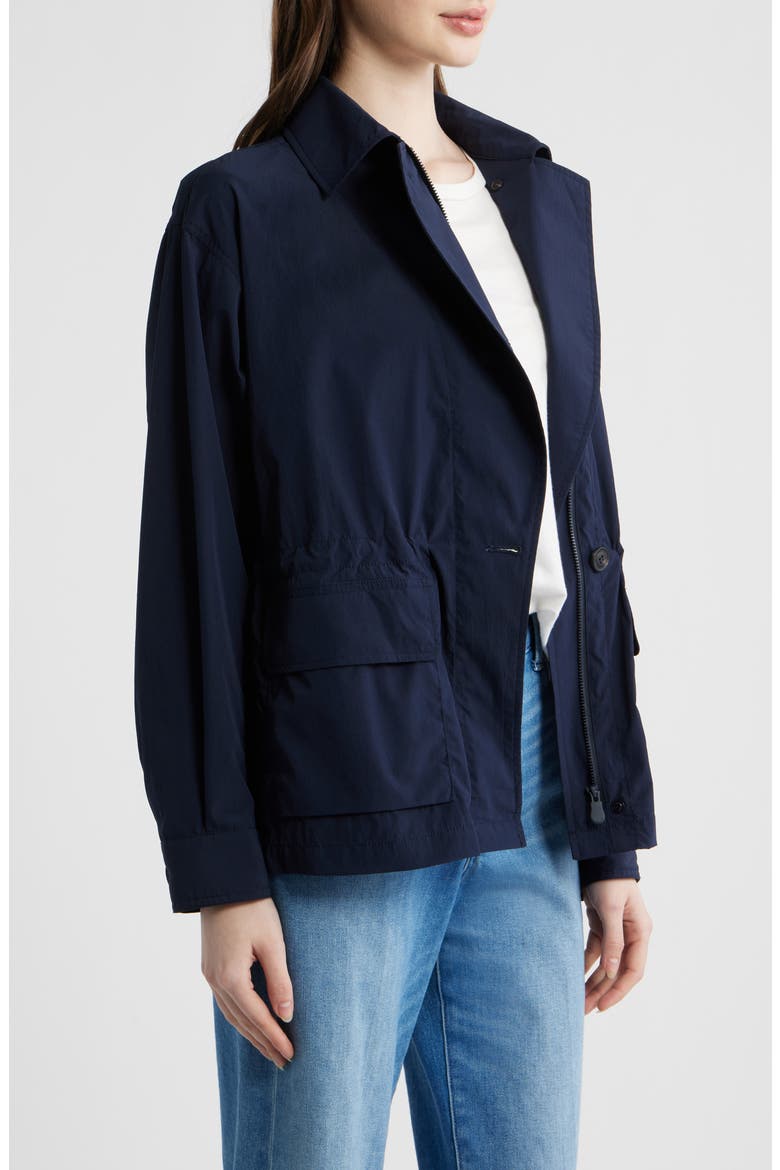 Irma Water Resistant Jacket, Alternate, color, NAVY BLUE