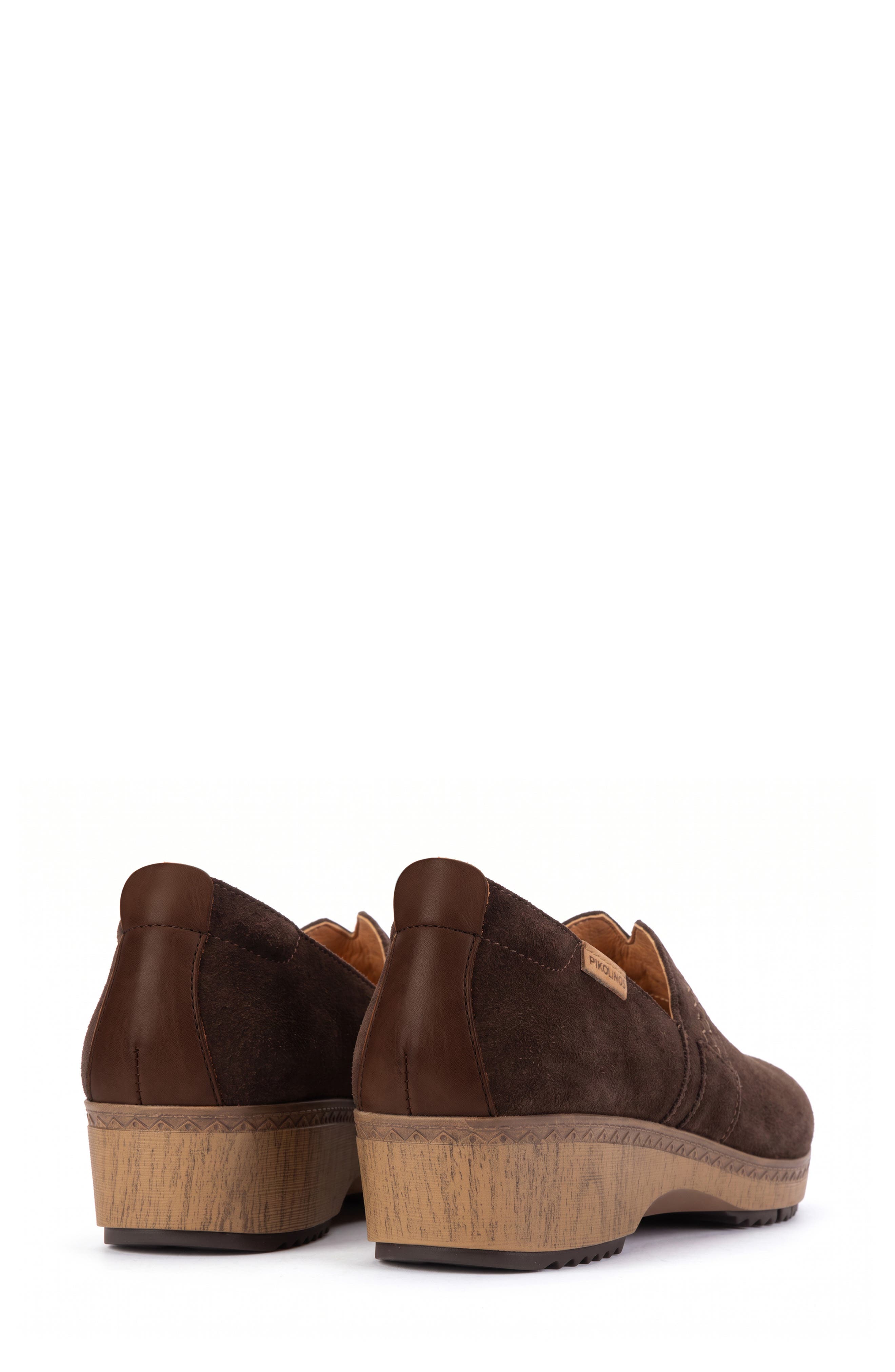 Granada Leather Clog, Alternate, color, OLMO