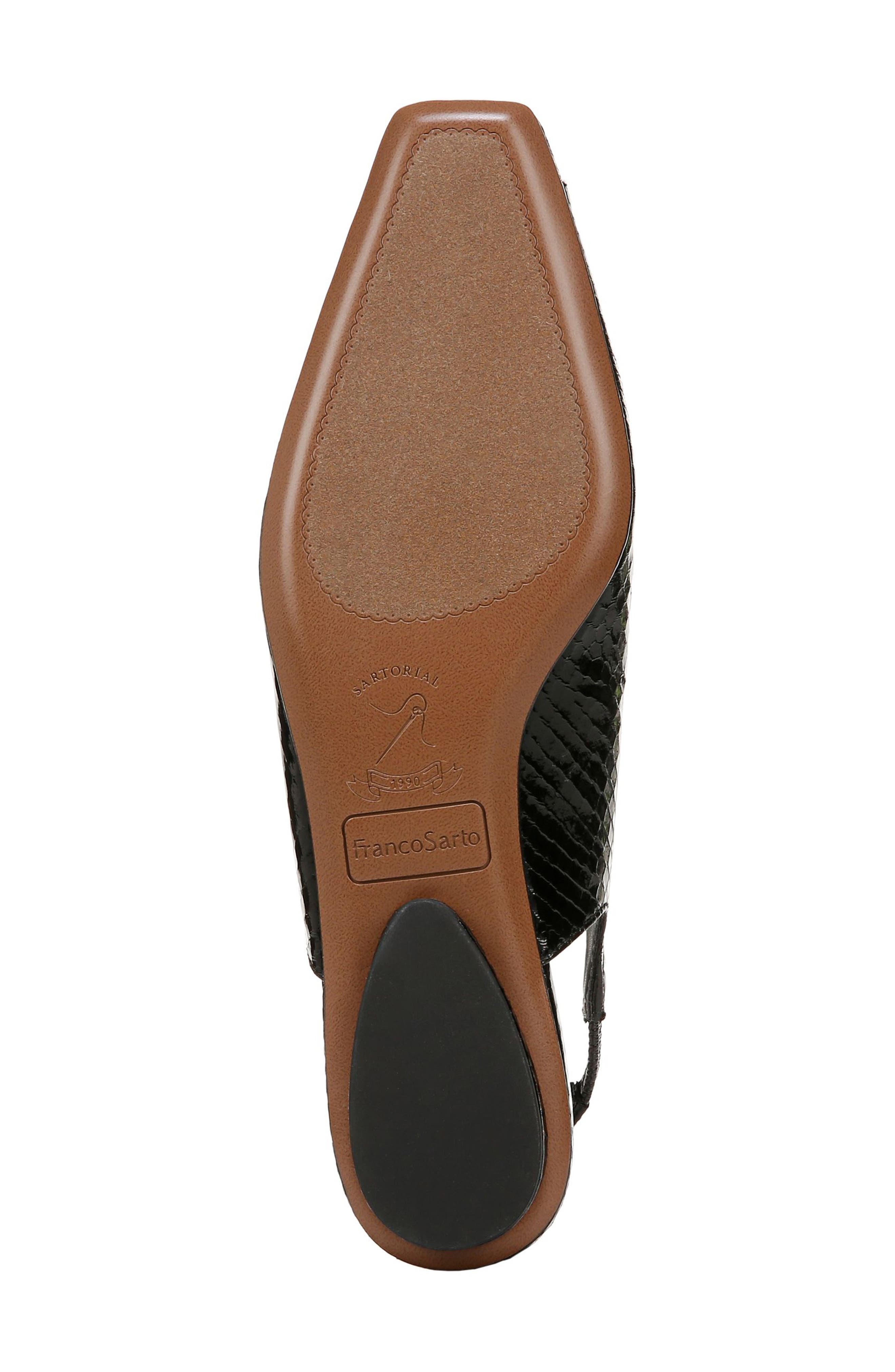 Franco Sarto Cassidy Slingback Flat, Alternate, color, Black