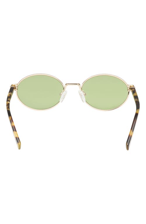 Abercrombie & Fitch 51mm Oval Sungalsses In Green