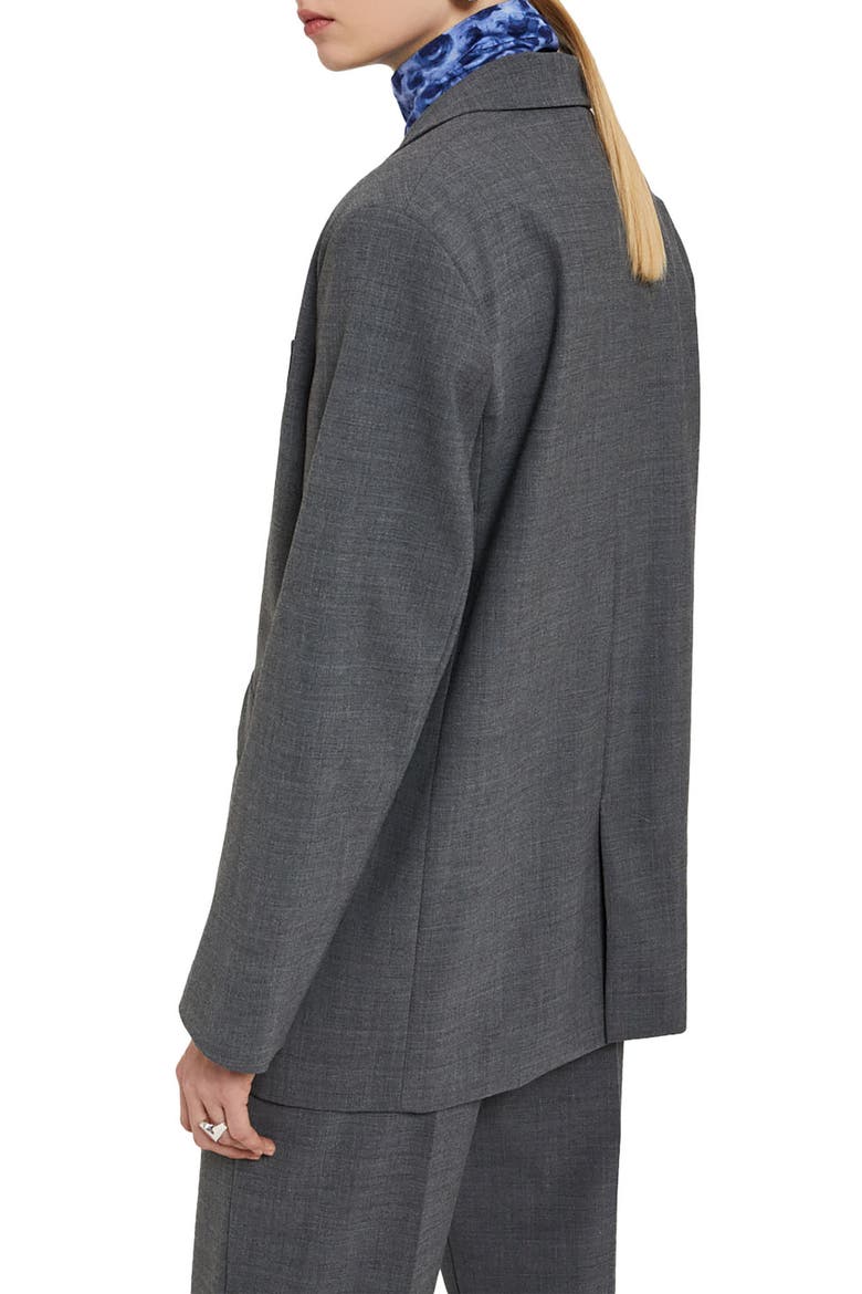 Jacket With One Button, Alternate, color, Grey
