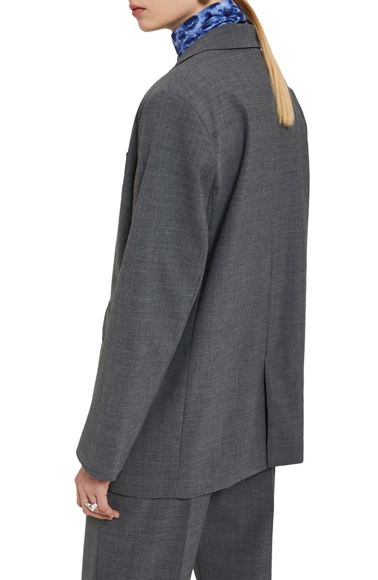 ottod'Ame Jacket With One Button, Alternate, color, Grey