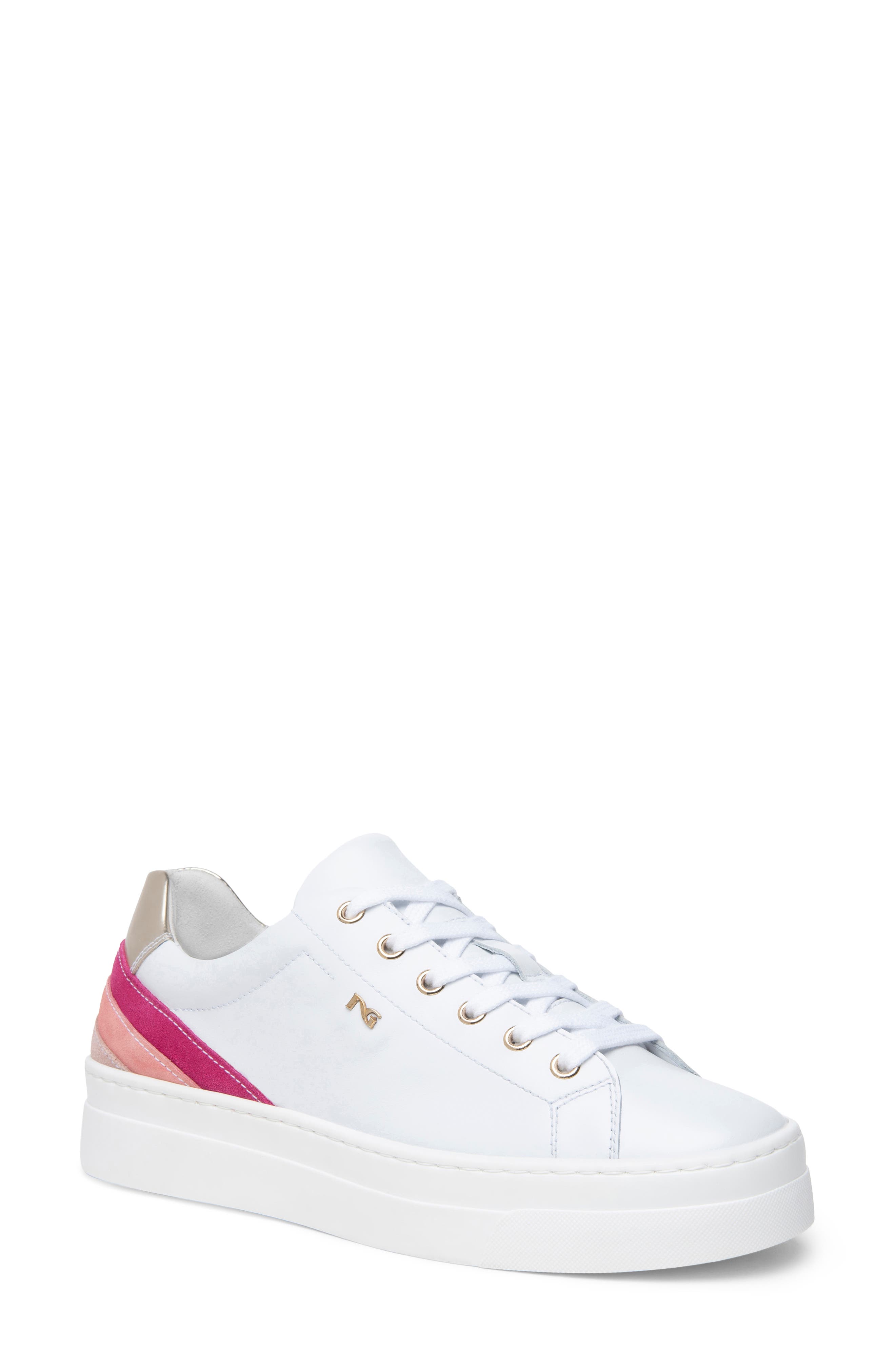 NeroGiardini Retro Stripe Sneaker, Main, color, 