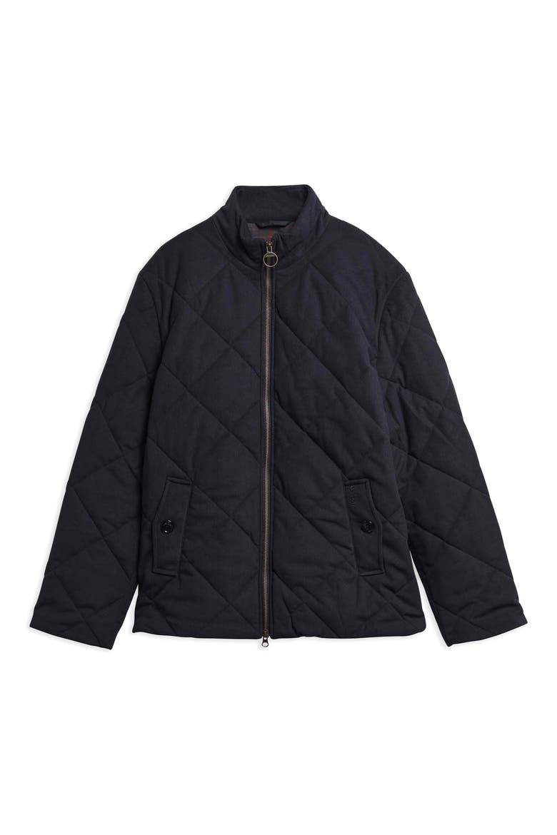 Corden Quilted Jacket, Alternate, color, DARK NAVY