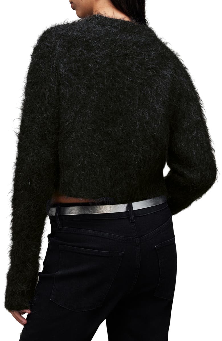 AllSaints Wick Crop Cardigan, Alternate, color, 
