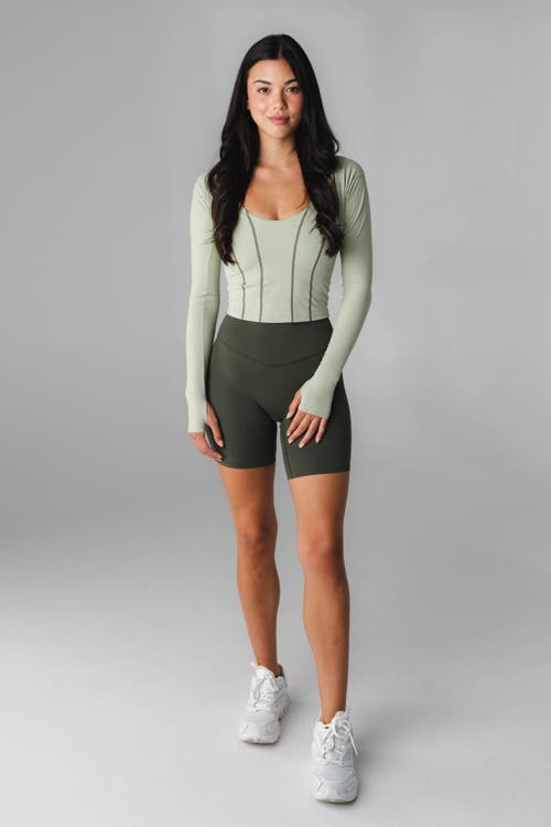 Vitality Cloud Ii Biker Short In Green