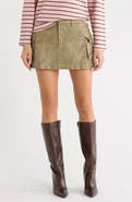 Princess Polly Tanza Faux Leather Miniskirt