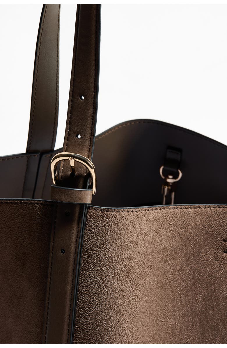 H&M Shopper, Alternate, color, Taupe