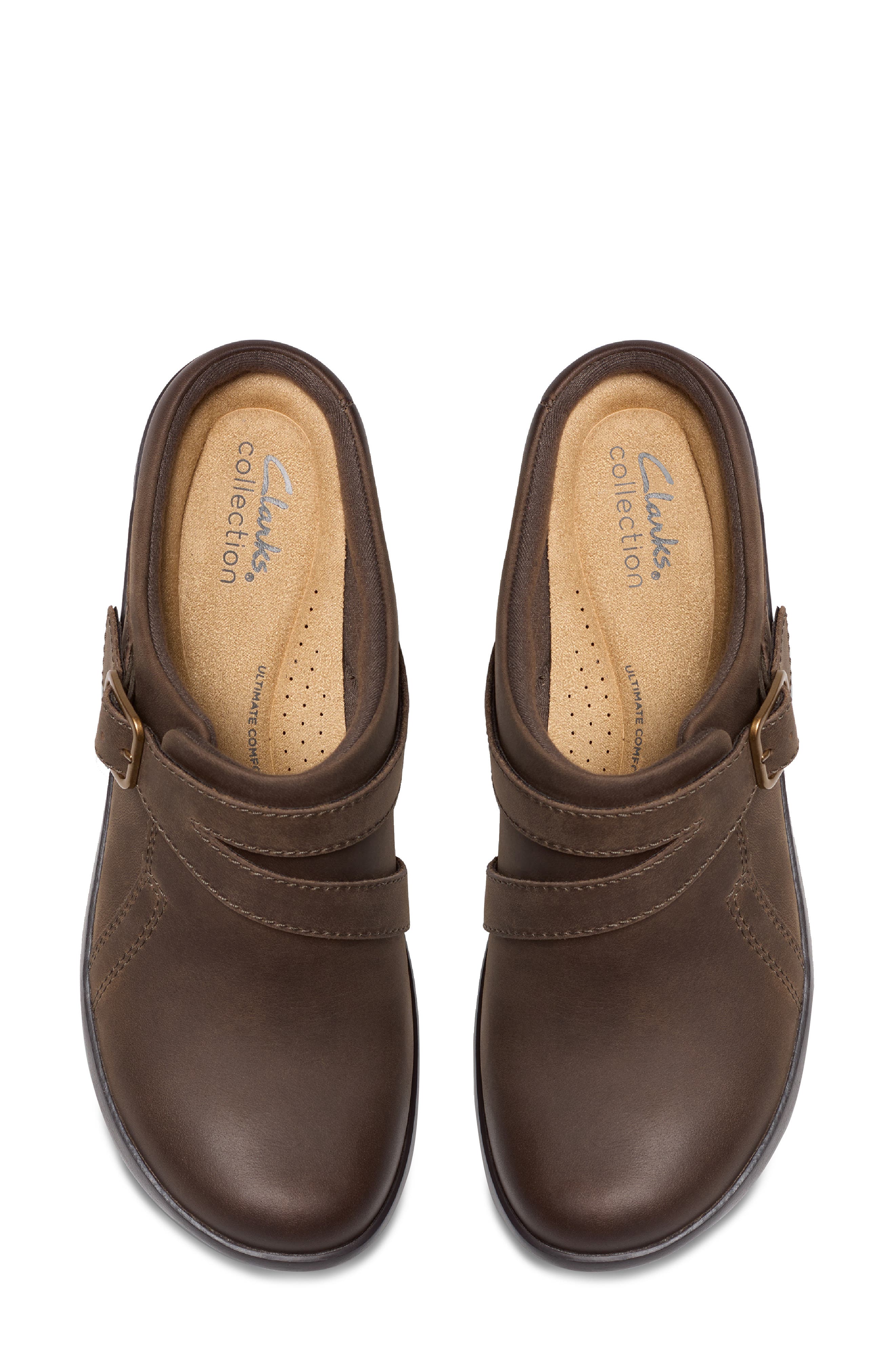 Angie Bradley Clog, Alternate, color, SLATE LEATHER