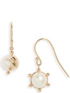 Poppy Finch Bubble Cultured Pearl Drop Earrings