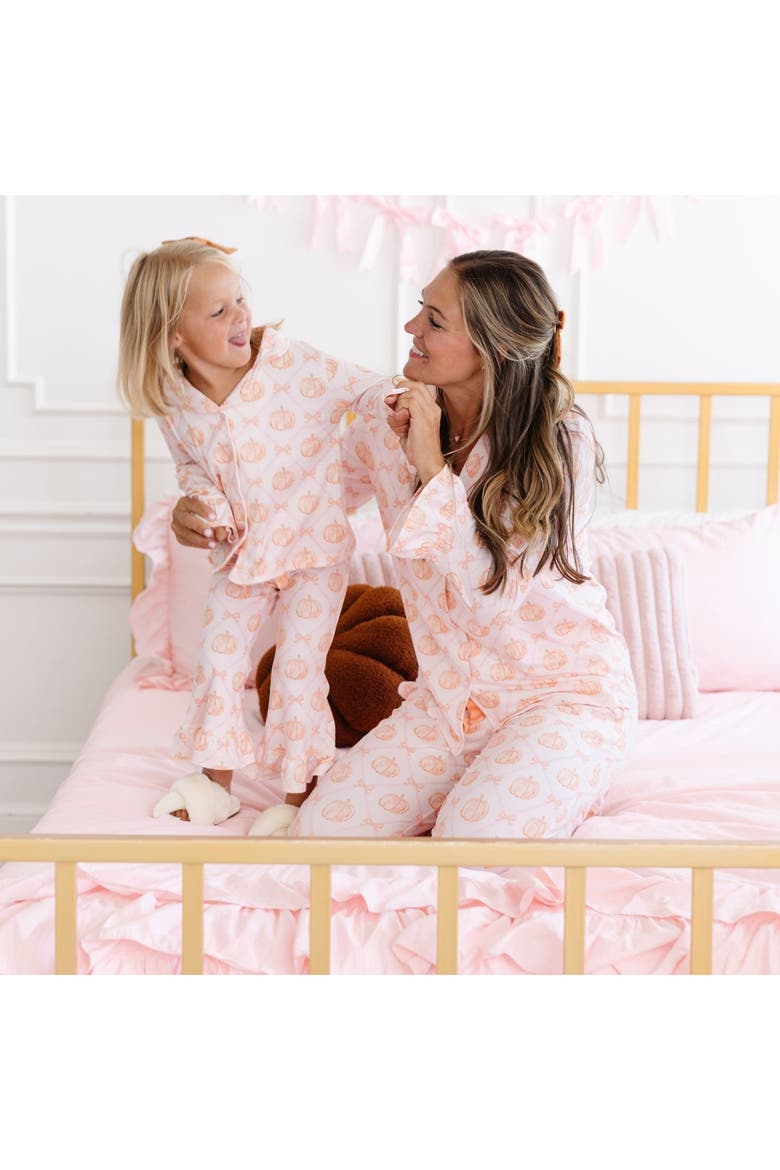Pumpkin Trellis Women's Lounge Set, Alternate, color, Soft Pale Pink