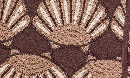 Mavrans Seashell Crochet Shorts In Beige