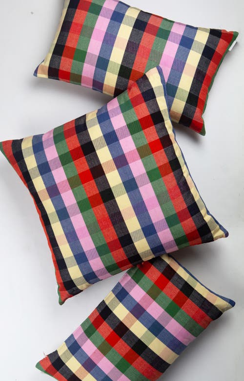 Archive New York Handwoven Marta Cotton Throw Pillow In Multi