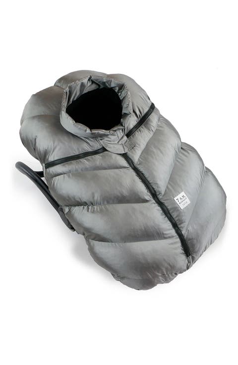 7 A.M. Faux Shearling Trim Car Seat Cocoon (Baby)