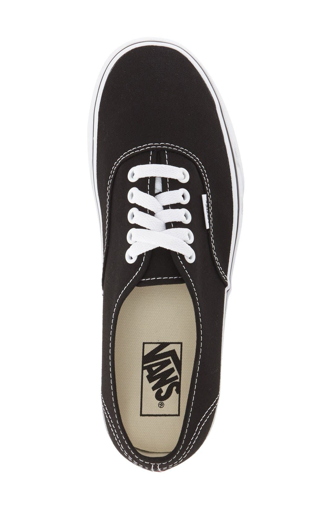 Vans Authentic Sneaker, Alternate, color, Black