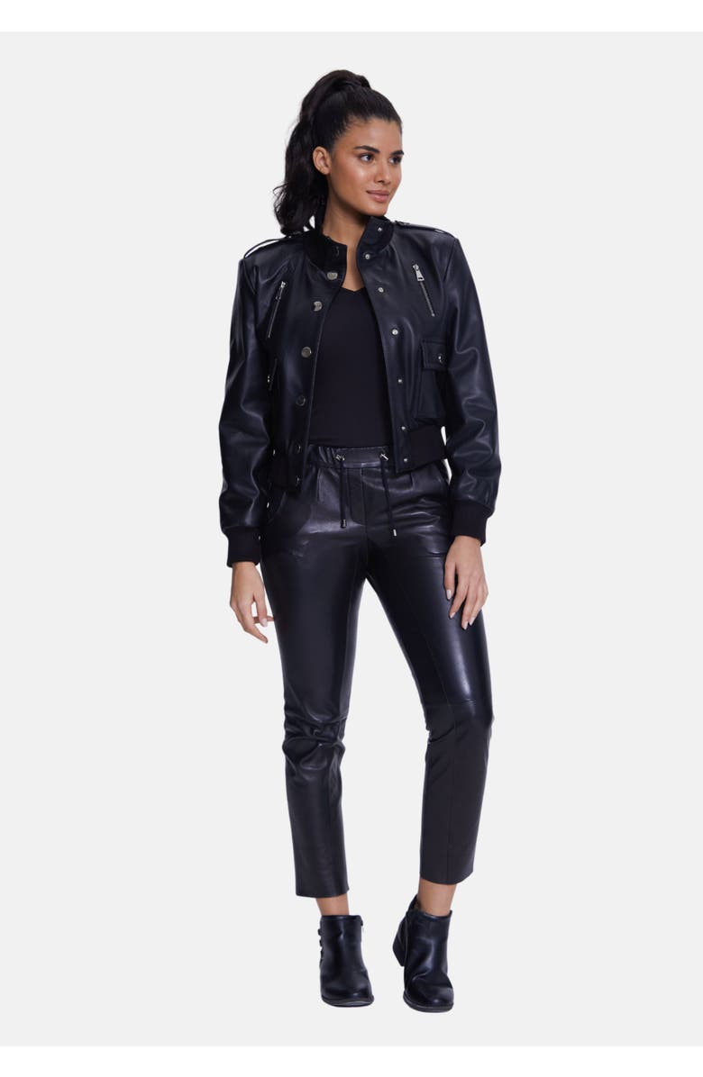 Furniq UK Verity Bomber Jacket, Alternate, color, Black