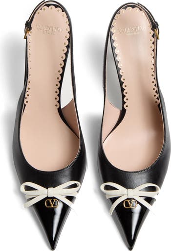 Valentino Garavani Bepointy Pointed Toe Slingback Pump