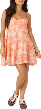 O'Neill Darcy Tropical Dropout Minidress