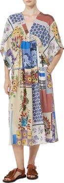 Weekend Max Mara Nome Print Silk Dress