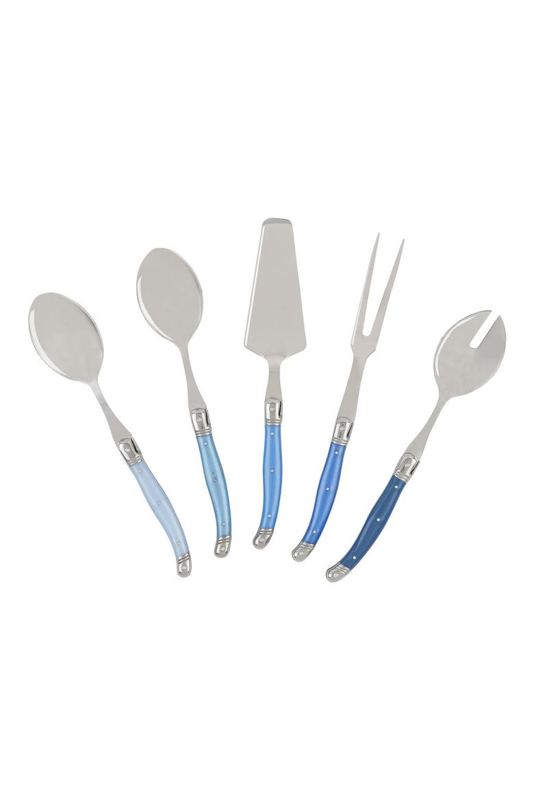 Laguiole 5 Piece Hostess Set - Shades of Blue, Main, color, SHADES OF BLUE