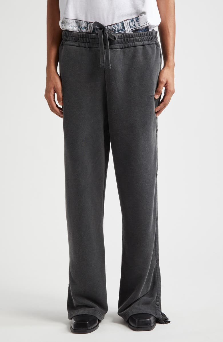 Y/Project Organic Cotton Snap Sweatpants, Main, color,