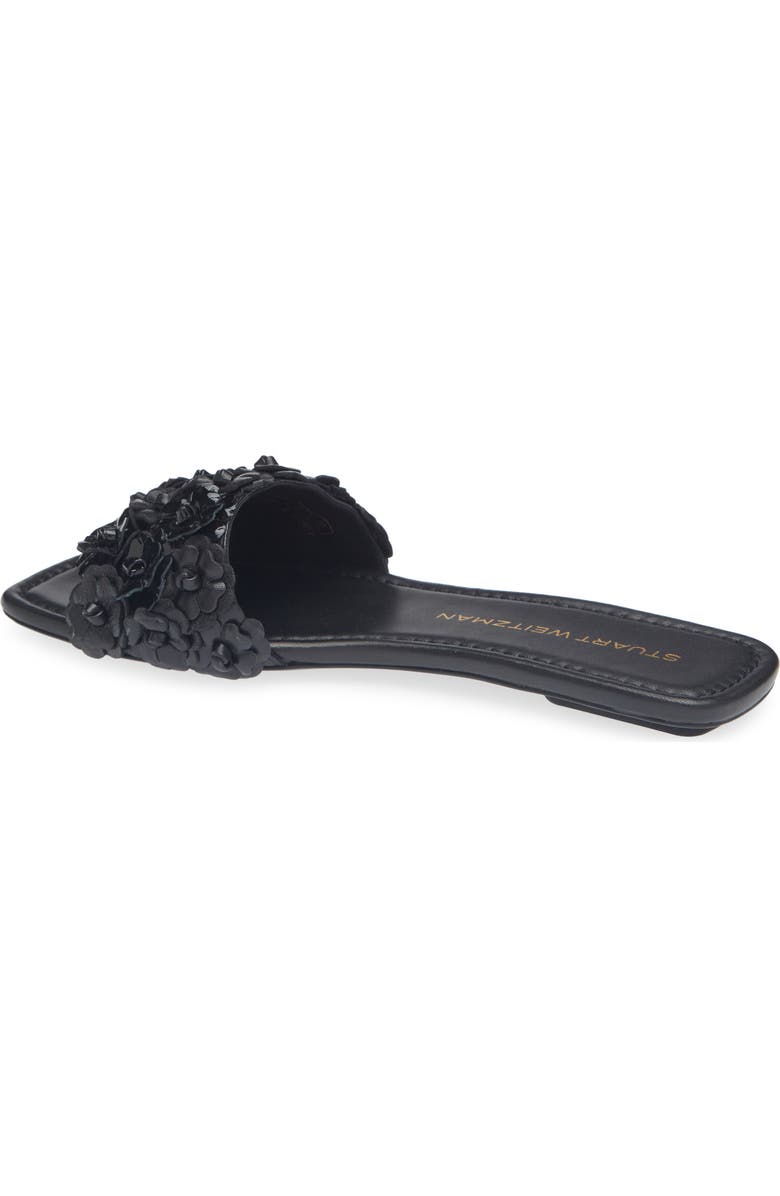 Stuart Weitzman Meadow Slide Sandal, Alternate, color, Black