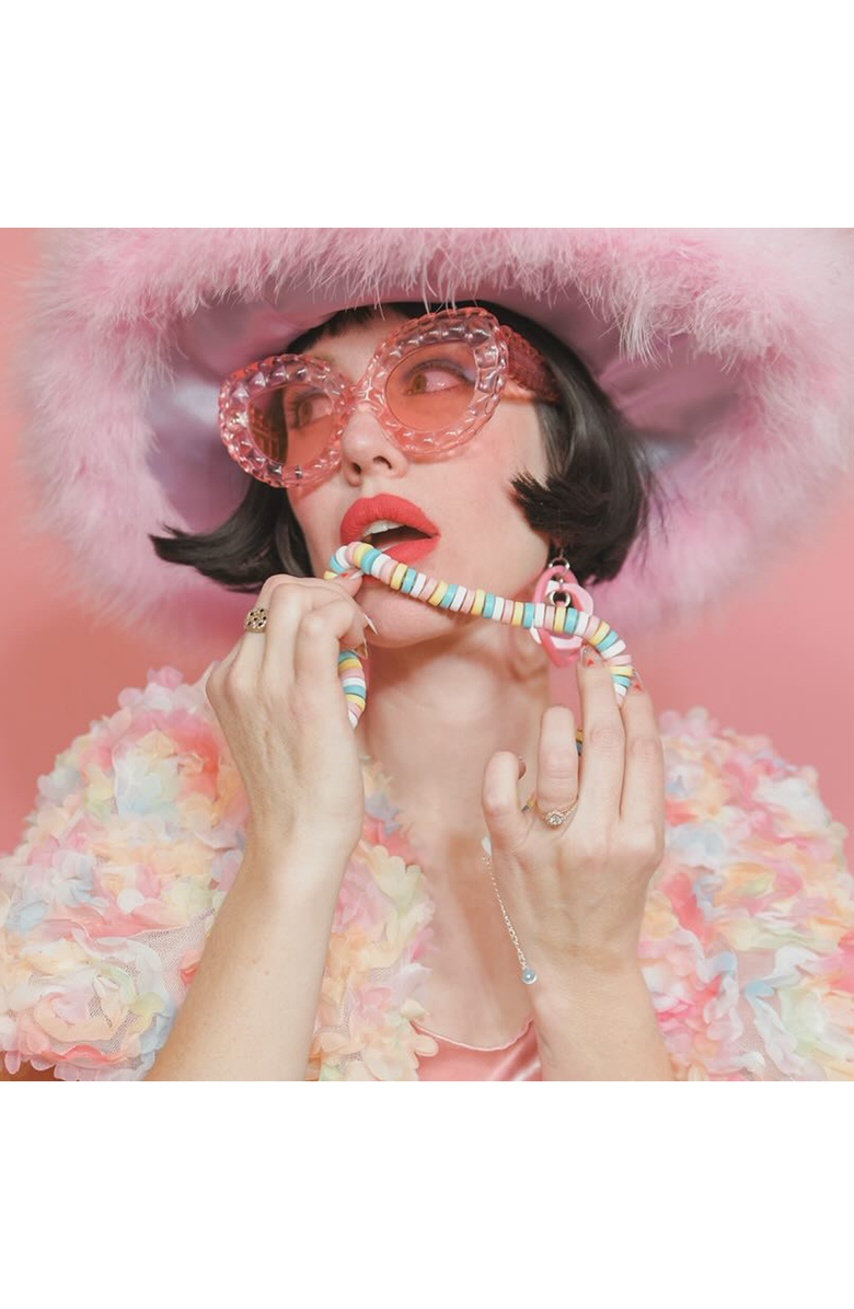 Alex and Ani Smarties Candy Necklace, Alternate, color, Silver