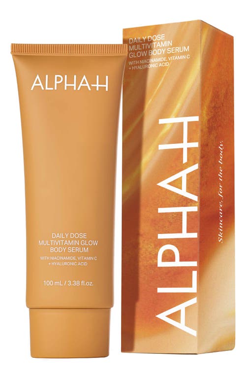 Alpha-h Daily Dose Multivitamin Glow Body Serum In Orange