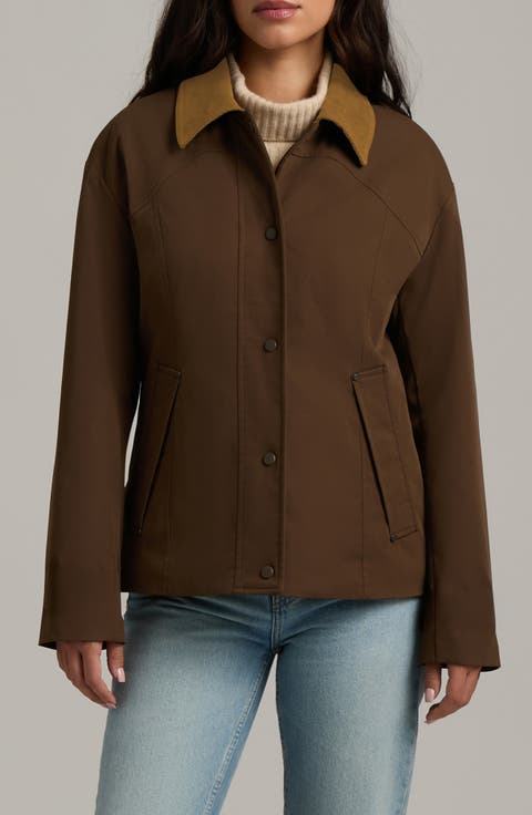 London Poly Canvas Padded Jacket
