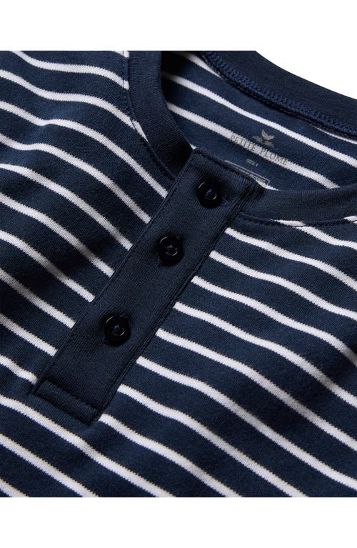 Petite Plume Kids' Stripe Fitted Two-piece Pima Cotton Pajamas In Multi
