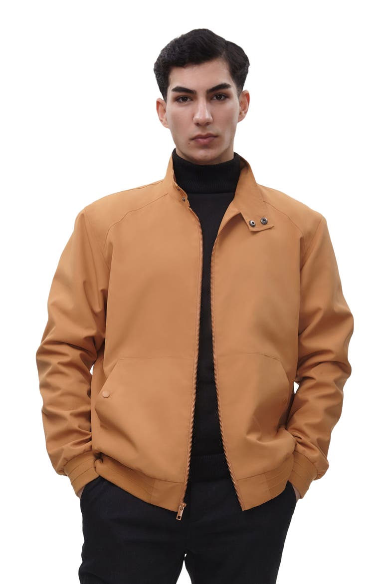 Classic Full Zip Bomber Jacket, Main, color, Copper