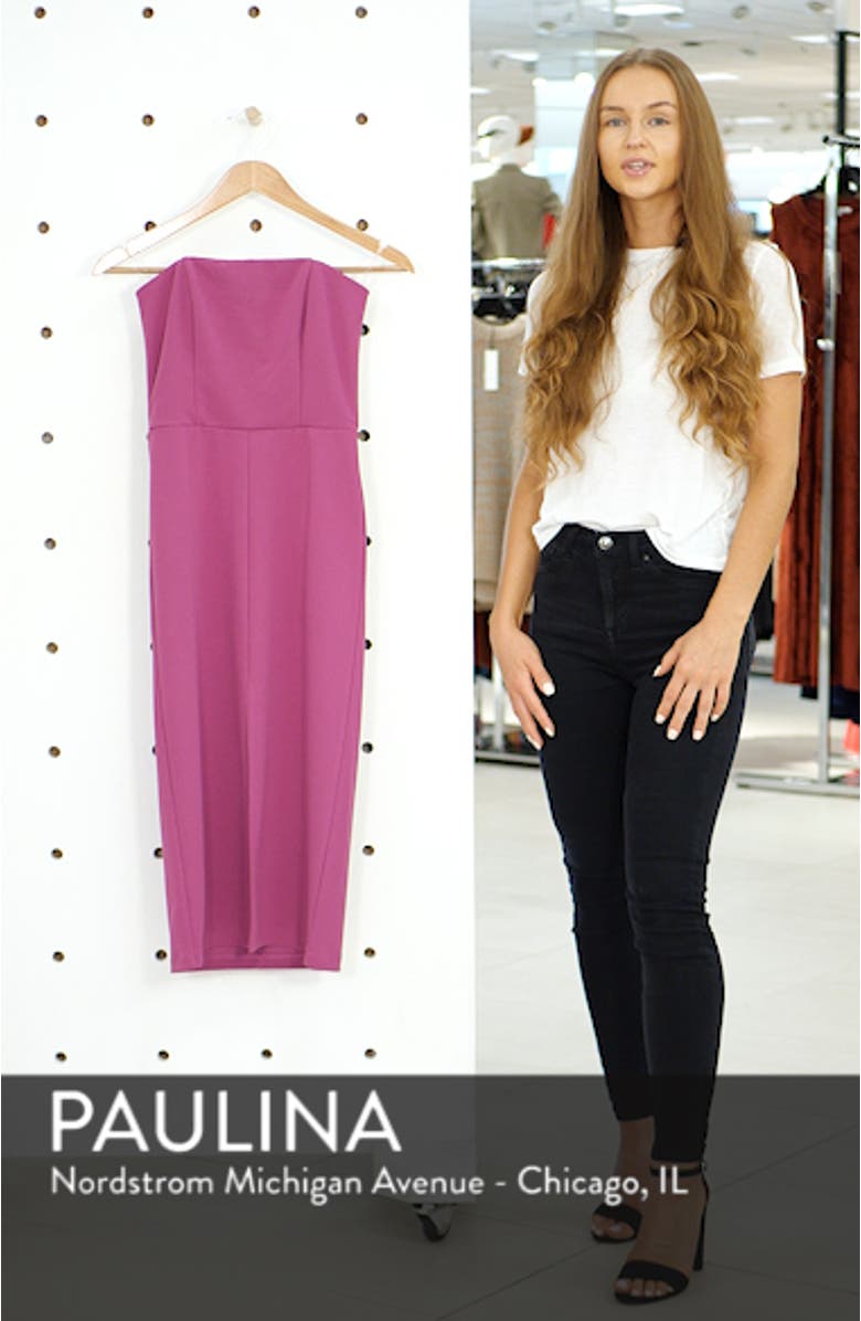 Strapless Midi Dress, sales video thumbnail