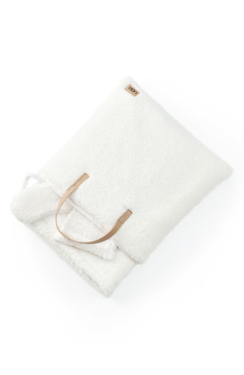 Original Faux Shearling Throw Blanket & Eye Mask Sleep Set