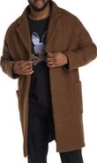 Tallia Big & Tall Teddy Overcoat