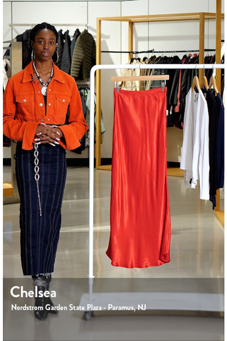 Gaia Bias Cut Maxi Skirt video