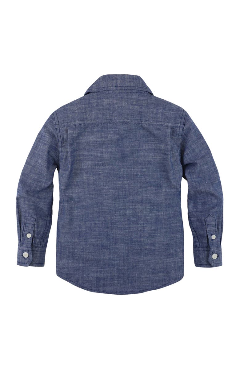Hope 
Henry Organic Long Sleeve Chambray Button Down Shirt, Alternate, color, Blue Chambray