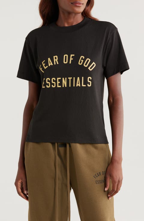 Cotton Blend Crewneck Tee