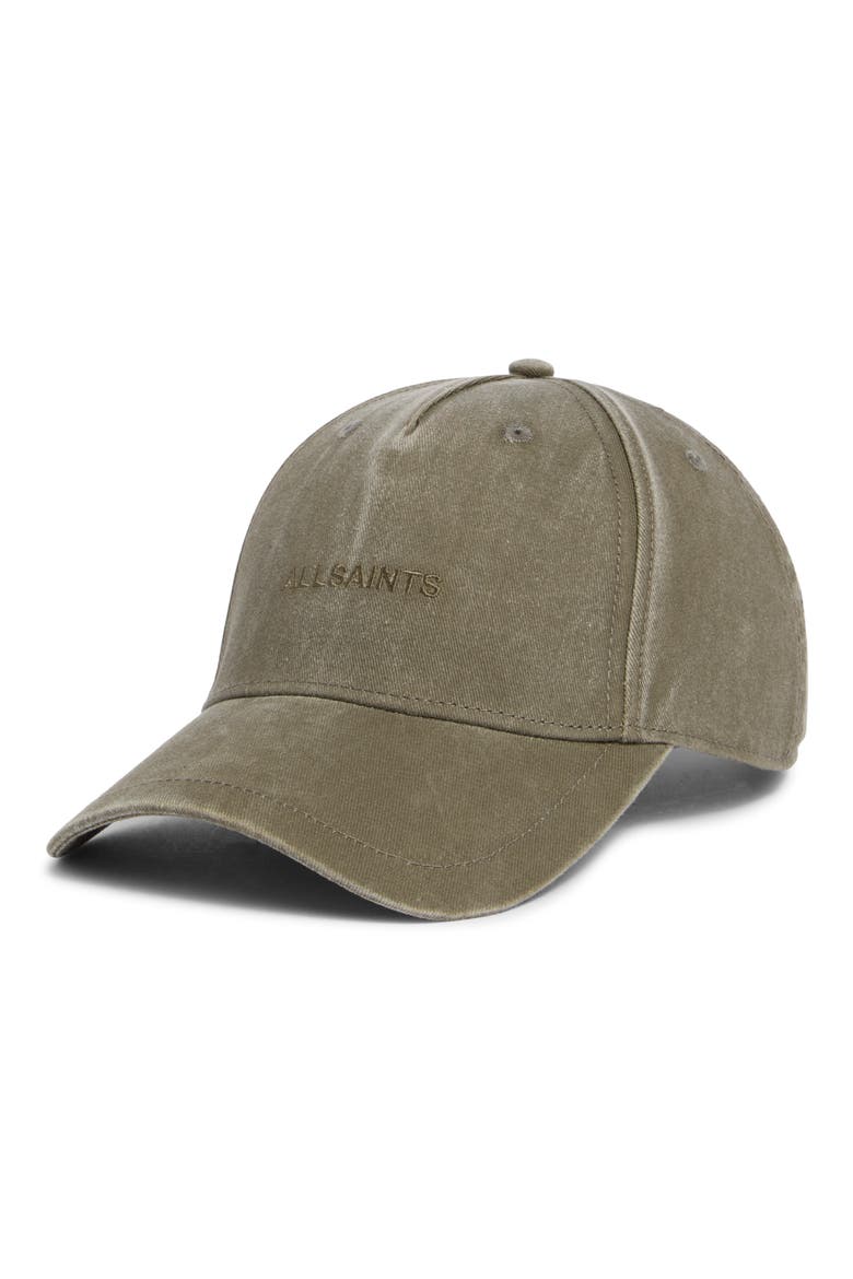 Embroidered Logo Baseball Cap, Main, color, KHAKI