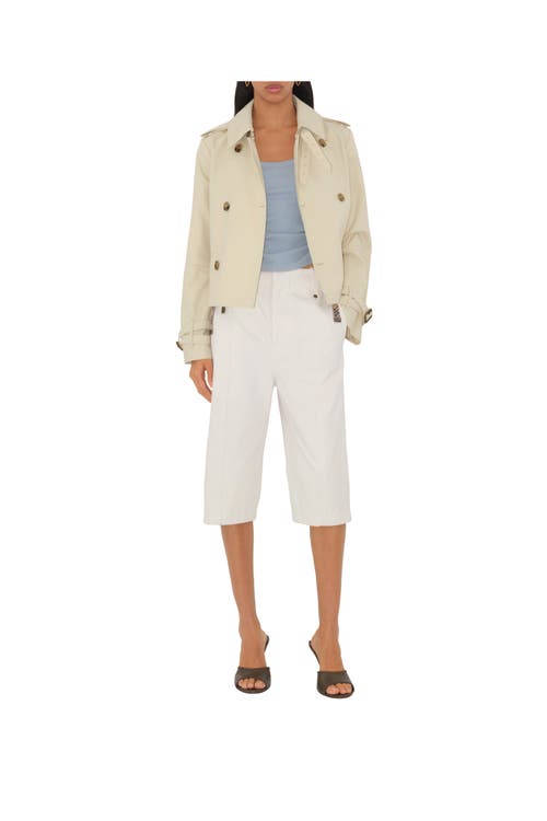 Burberry Festival Cotton Blend Tank Top In Gale